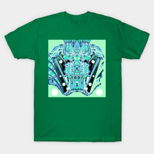 alien shuttle mictlan ecopop T-Shirt